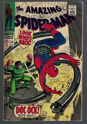 Buy Marvel Comics Amazing Spiderman 53 Dr Octopus VG 4.0 • 49.99£