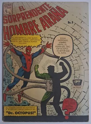 Buy The Amazing Spider-Man #3 Doc Ock El Sorprendente Hombre Araña #3 La Prensa 1963 • 7,765.31£