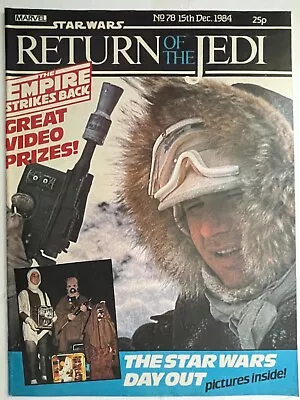 Buy Star Wars Weekly, Vintage Marvel UK Comic Return Of The Jedi No.78 • 1.95£