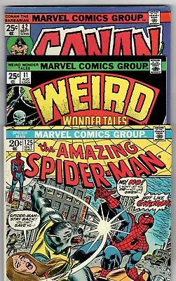 Buy Amazing Spider-Man # 125 (5.5) Weird Wonder Tales # 11 (8.0) Conan # 42 (6.0) • 23.30£