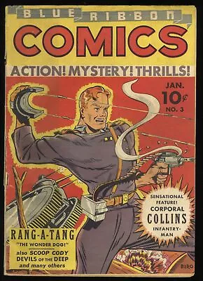 Buy Blue Ribbon Comics #3 GD+ 2.5 Very Scarce Early Blue Ribbon From 1940! • 383.64£
