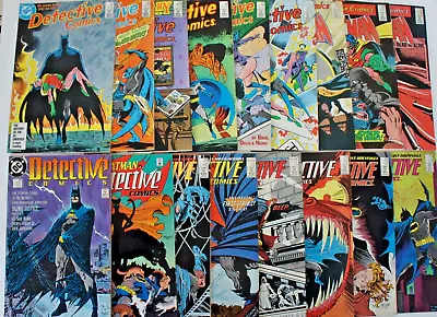 Buy Detective Comics Lot Of 17 Issues #546 - 612 • 42£