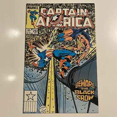 Buy * Captain America # 292 * 1st BLACK CROW ! Bronze Age Marvel Comics 1984 … VF/NM • 5.44£