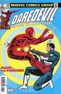 Buy Daredevil #183 Facsimile Reprint 2023 Punisher Marvel Comics Nm • 3.10£