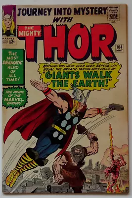 Buy Comic Book- Journey Into Mystery With Mighty Thor #104 Kirby & Lee 1964 • 113.38£