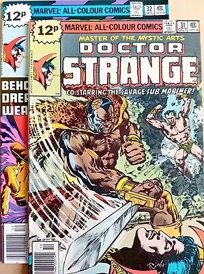 Buy Doctor Strange #'s 31, 32 - FN (6.0) - Marvel 1978 - 12p UK Price Variants • 5.25£