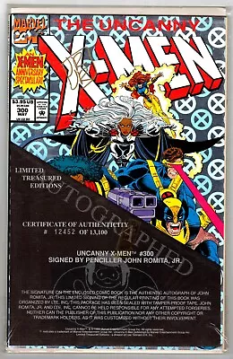 Buy The Uncanny X-Men # 300  (vf)  Signed By John Romita, Jr. (COA) # 12452 • 19.42£