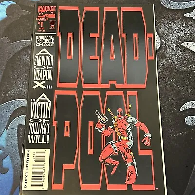 Buy Deadpool: The Circle Chase #1 1993 1st Solo Series Featuring Deadpool 🔥📚💥 • 31.06£
