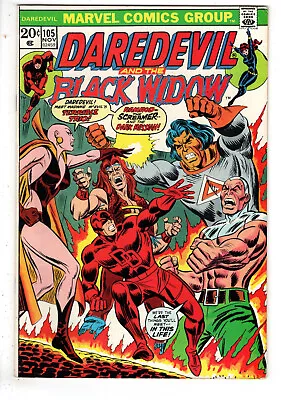 Buy Daredevil #105 (1973) - Grade 7.0 - Origin Of Moondragon - Mark Jeweler Variant! • 155.32£