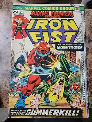Buy Marvel Premiere Iron Fist #24 (1976) Princess Azir Appearance Marvel Comics FN • 5.45£