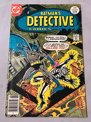 Buy Detective Comics #470 Nm Dc Comics Bronze Age 1977 Batman 1st Silver St. Cloud • 38.82£