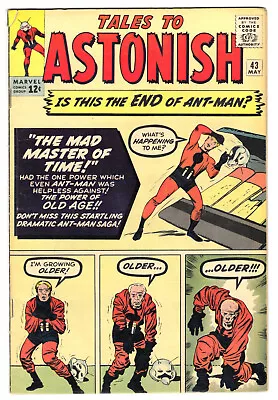 Buy Tales To Astonish #43 Very Good 4.0 Ant-Man Don Heck Steve Ditko Art 1963 • 69.89£