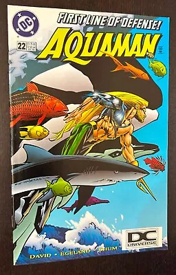 Buy AQUAMAN #22 (DC Comics 1996) -- DC UNIVERSE LOGO VARIANT -- NM- • 7.91£