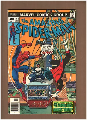 Buy Amazing Spider-man #162 1976 Mark Jeweler PUNISHER & NIGHTCRAWLER 1st JIGSAW VG • 54.42£