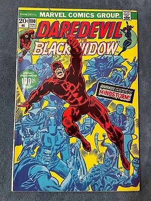 Buy Daredevil #100 1973 Marvel Comic Book Origin Retold Black Widow Buckler FN/VF • 22.30£