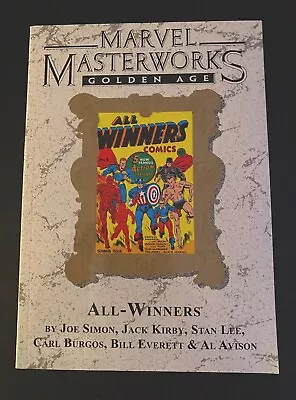 Buy Marvel Masterworks Golden Age All-Winners Comics Vol 1 TPB Direct Edition Rare • 23.29£