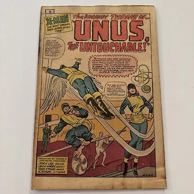 Buy Uncanny X-Men # 8 | KEY! 1st UNUS THE UNTOUCHABLE! Stan Lee & Kirby! Marvel 1964 • 31.06£