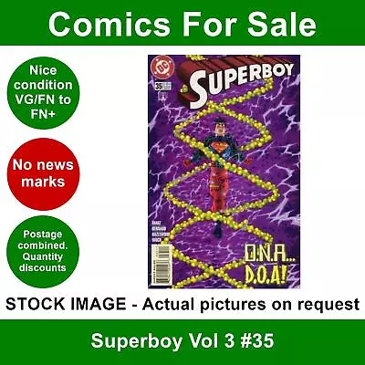 Buy DC Superboy Vol 3 #35 Comic - VG/FN+ 01 January 1997 • 3.49£