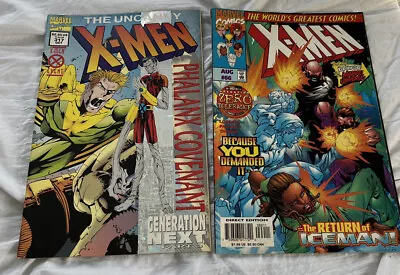 Buy Uncanny X-Men #317 1994 X-Men Return Of Iceman Comics #66  1997 Direct Edition • 5.82£