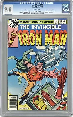 Buy Iron Man #118 CGC 9.6 1979 1109725001 1st App. James Rhodes • 174.74£