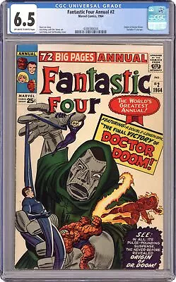 Buy Fantastic Four Annual #2 CGC 6.5 1964 4388388004 • 579.61£