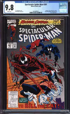 Buy Spectacular Spider-man #201 Cgc 9.8 White Pages // Marvel Comics 1993 Id: 62636 • 69.89£