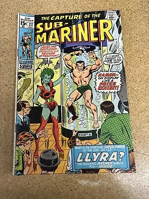 Buy Sub-Mariner #32 First Appearance Of Llyra, Marvel Comics, Good Condition • 13.20£