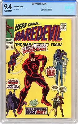 Buy Daredevil #27 CBCS 9.4 1967 20-2F1755A-009 • 170.85£