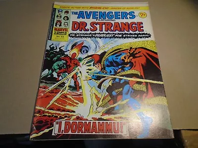 Buy THE AVENGERS And DR. STRANGE #63 Nov 30th 1974 Marvel UK FN • 2.49£