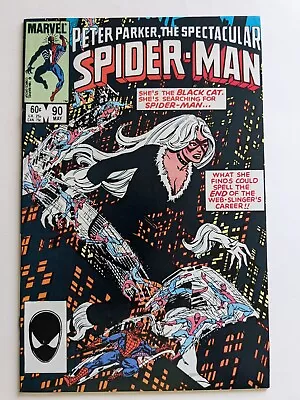 Buy Spectacular Spider-Man  #90 1984 High Grade Early Black Costume • 23.30£