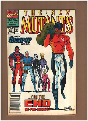 Buy New Mutants #99 Newsstand Marvel Liefeld 1991 1st Feral & SHATTERSTAR VF- 7.5 • 5.79£