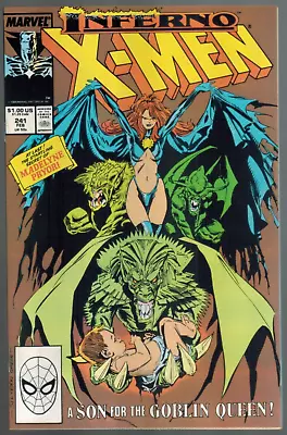 Buy Uncanny X-Men 241  Inferno!  Mr. Sinister!  Goblin Queen! VF+ 1989 Marvel • 11.61£