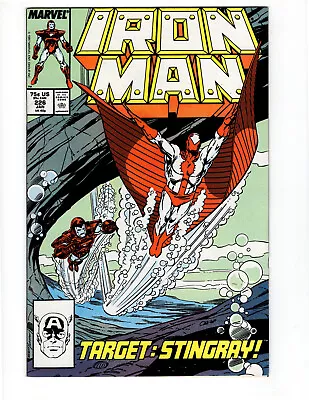 Buy Iron Man #226 - Marvel Comics (1988) Armor Wars! Stingray, Hawkeye! Fine/VF • 3.11£