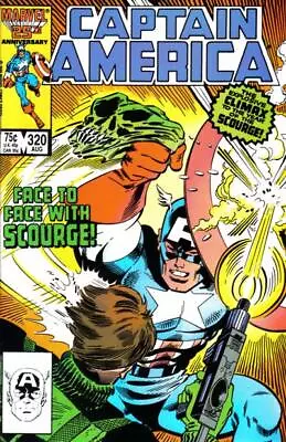 Buy Captain America (1968) # 320 (8.0-VF) Scourge 1986 • 7.20£