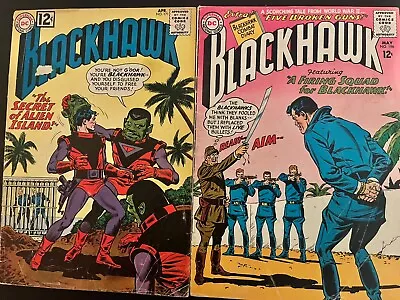 Buy DC - BLACKHAWK (1964)#171 + 196-SILVER AGE -Low/Mid Grade (2) Issues-Dillin-art • 8.70£