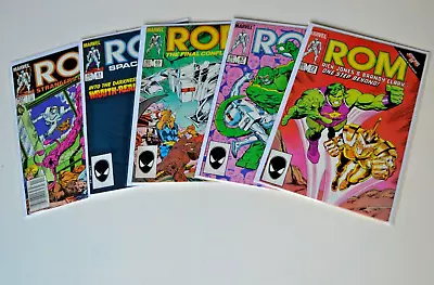 Buy ROM Vol.1 #60, #61, #65, #67, #72 (1984) VF- To VF+ Marvel Comics • 18£