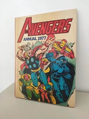 Buy The Avengers Annual 1977 Marvel UK, Conan, Colour Hardback (FN+; 6.5) • 13£