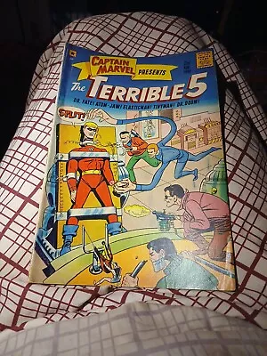 Buy Captain Marvel Presents The Terrible Five Comic #1 Pdc 1966 Silver Age Superhero • 17.05£