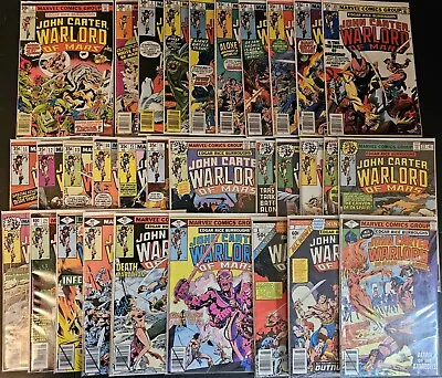 Buy JOHN CARTER WARLORD OF MARS  1-28 & Annuals 1-3  COMPLETE RUN Marvel Comics 1977 • 97.04£