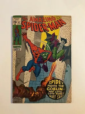 Buy Amazing Spider-Man 97 Very Good- Vg- 3.5 Marvel • 38.82£