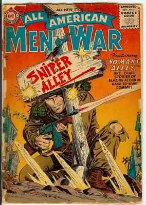 Buy All American Men Of War #34 1.0 // Silver Age D.c. War Comic 1956 • 18.64£