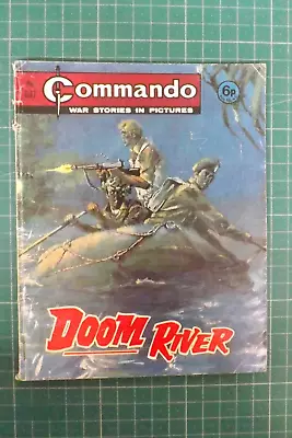 Buy COMMANDO COMIC WAR STORIES IN PICTURES No.687 DOOM RIVER GN654 • 9.99£