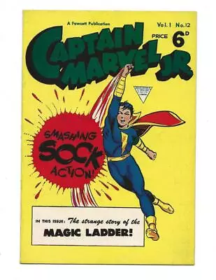 Buy Captain Marvel Jr  #12 1953  British Magic Ladder! • 54.35£