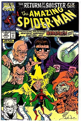 Buy AMAZING SPIDER-MAN # 337 Marvel 1990 (fn-vf) Return Of The Sinister Six 4 (A) • 12.43£