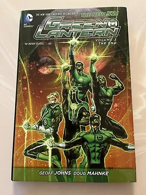 Buy Green Lantern Vol. 3: The End (the New 52) By Geoff Johns DC Hardcover • 3.88£