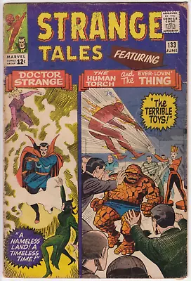 Buy Strange Tales #133, Marvel Comics 1965 GD/VG 3.0 Ditko Dr Strange! • 19.42£