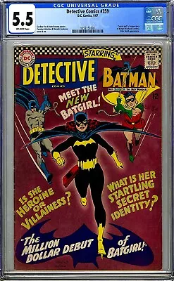 Buy Batman Detective Comics #359 CGC 9.8 1st Appearance Batgirl Barbara Gordon RARE • 737.78£