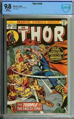 Buy Thor #245 Cbcs 9.8 White Pages // Marvel Comics 1976 • 404.56£