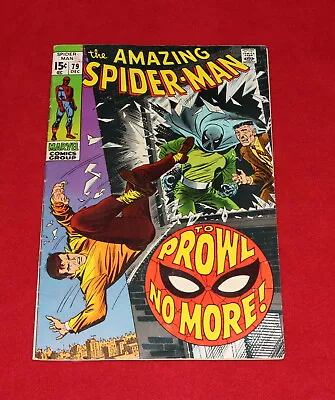 Buy Marvel Comics Amazing Spider-Man 1969 #79 Buscema The Prowler • 38.79£
