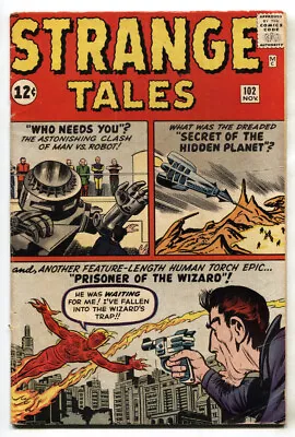 Buy Strange Tales #102  1962 - Marvel  -VG - Comic Book • 203.86£